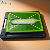 Visual Impact Golf Swing Trainer Mat Tear Resistant Base Portable Golf Practice Equipment for Home O