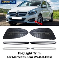 Fog Trim Mercedes W246 Cover Chrome Strip Front Lower Grill Mercy B200