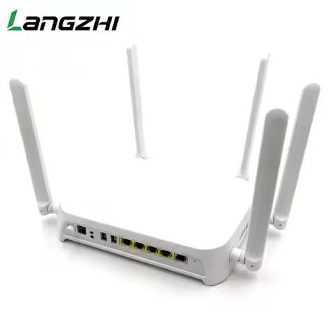 H3-1S XPON ONT AX1800 WiFi 6 Router with 4GE LAN VoIP Port 4 Antenna GPON EPON Dual Mode ONU FTTH Fi