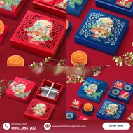 Moon Cake Box 4 Cakes 2024 (Thanh Divided Or Seed Box)