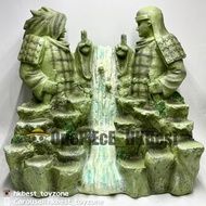火影忍者 Naruto 名場面 終結之谷 千手柱間 宇智波班樹脂地台 (36cm*38cm*29cm) [可放蚊香眼/魚缸造景]