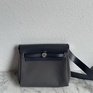 Hermes石板灰mini herbag 上身超美😻