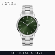 Daniel Wellington Iconic Link Emerald Watch 40mm Silver - Green dial - Watch for men - DW official - Fashion watch