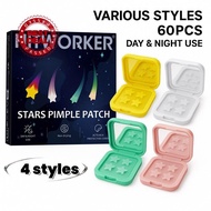 Hydrocolloid Colorful Star Shape Acne Patch Gentle Acne Irritating Non Y2k Covering Style J6h4