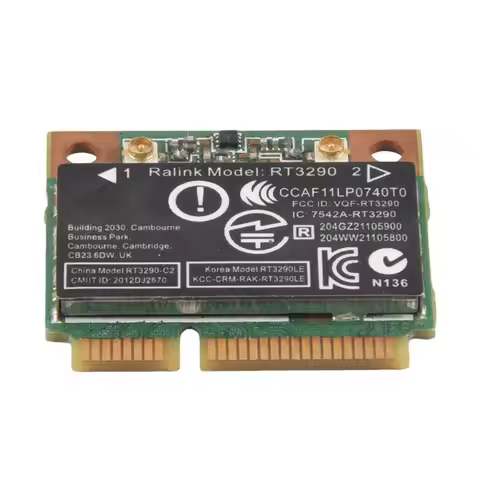 SCLS 150Mbps 2.4Ghz RT3290 802.11B/G Wireless Wlan WIFI + Bluetooth BT 3.0 Half Mini PCI-E Card for 