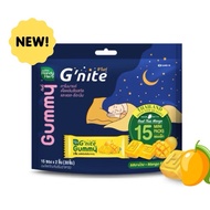 30 Gummy Big Packet  🥭HandyHerb G’nite Gummy Mango Saver Size💤  (15 mini Pack x 2 Gummy) & 🍏Fiber Fl