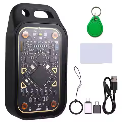 FULL-Chameleon Ultra Plus UID Keychain RFID Smart Card Emulator IC ID Card Decode Reset+ Automatic P