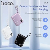 HOCO DK2 แบตสำรอง Power Bank 10000Mah พาวเวอร์แบงค์ชาร์จเร็ว 3สี PD20W+22.5W ใช้สะดวกชาร์จรวดเร็วทัน