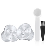 【i Cafilas】[HFG03] คุณภาพที่ดีที่สุดผลกาแฟแคปซูล Reusable สำหรับ Nespresso ตัวกรองกาแฟสแตนเลส Espres