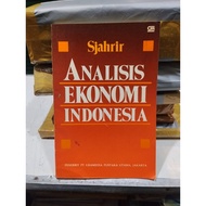 Indonesian Economic Analysis Book - Sjahrir