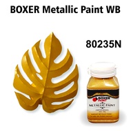 (100g) BOXER Metallic Paint Waterbased Cat Lis Kayu Besi Tembok