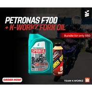 Petronas f700 + K-workz fork oil