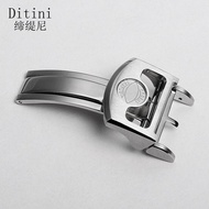 4/8 Watch strap accessories IWC Portuguese seven buckle steel buckle belt buckle 18mm men's watch accessories folding bu