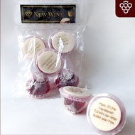 Premium Cup Church Communion Wine Package + Verse Host - contents 5 (PNW5HAP)