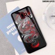 Case Samsung J6 Plus - Case Glass Kaca Fashion Dragon Aesthetic [ Beli Case ]- Soft Case Glass - Hard Case Glass - Softcase Murah - Softcase Mewah - Mika Hp - Phone Case Hp - Case handphone - Casing Hp - Kesing hp - Bisa Bayar Ditempat ( COD )