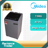 MIDEA 7.5kg Fully Auto Washing Machine MFW-EC750S MESIN BASUH