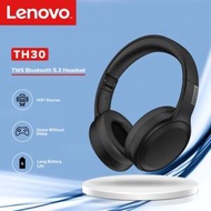 Lenovo - Thinkplus TH30 [黑色] 頭戴式藍牙耳機[藍牙5.3升級新版]
