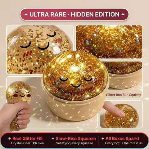 Viral Dumpling Squishy ULTRA RARE Gold Glitter Hidden Edition Dumpling Squishies Squishy Dumpling Sl