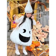 Halloween Children Performance Costume Boys Girls Ghost Costume White cosplay Costume Masquerade Gho