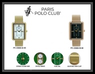 Paris Polo Club นาฬิกาผู้หญิง รุ่น PPC-230606  สีทอง  สีโรสโกลด์. *ส่งฟรี*