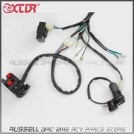 Motorcycle ATV Quad GY6 Engine 150cc wiring Harness Cable Wire ignition Coil CDI Box Unit Rectifier 