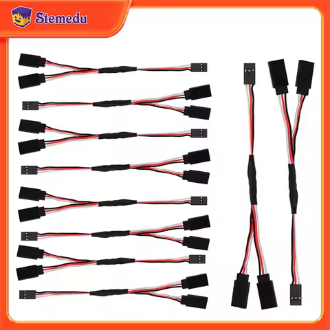 150mm Y Style JR Cable 3-Pin Servo Motor Extension Cord for Futaba RC Airplane Servos Accessories Pl
