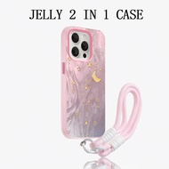 Starry Sky Furry Premiumjelly Color 2 In 1 Case Oppo A6s Reno 15F 5G Reno 15 Pro Max A6t Pro A6X A6 