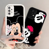 Z-40 Mickey Minnie Mouse White Black Casing for Samsung Galaxy A52 A73 A53 A52S A72 S25 Ultra A36 A2