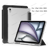 Case for iPad A16 11th 11 2025 A3354 A3355 A3356 Cover with Pencil Holder For iPad 11 10th 2022 10.9
