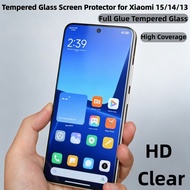 BLUE LION Xiaomi 15 Screen Protector 9H Tempered Glass Full Coverage HD Anti-drop 3D Heat Bending