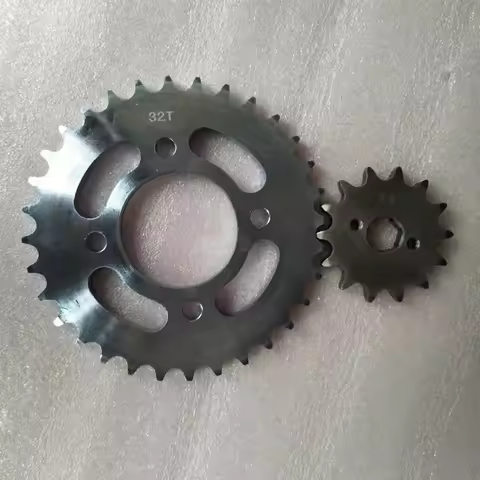 Motorcycle Parts Front Rear Chain Sprocket 14T And 34T Teeth For Regal Raptor DD300E-6 DD350E-6C DD 