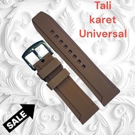 22MM 24MM 26MM RUBBER SILICONE WATCH STRAP BROWN UNIVERSAL