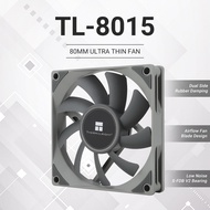 Thermalright 80mm Case Fan TL-8015/8015W Gary&White Cooling Fans 15mm Thin Fan S-FDB V2 Bearing 4-Pi