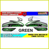 ↔ ◭ ✬ ➼ Rusi 125 decals tmx style