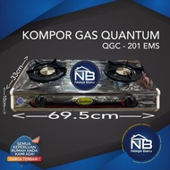 Kompor Gas Quantum 2 Tungku QGC - 201 EMS