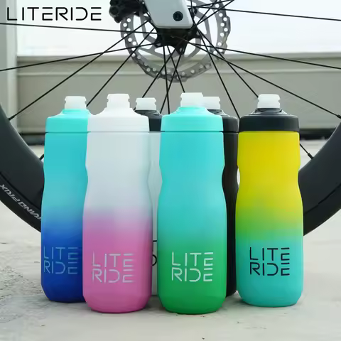 LITERIDE 610ml/710ml Bicycle Bottle MTB Road Bike Water Bottle Outdoor Sports Plastic Portable Large