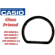 Casio G-Shock DW-6900CR-7 / DW-6900CR-1 / DW-6930A-4 / DW-6900R-7 / DW-6900XLV-1A -Replacement Parts - GLASS/PRINTED