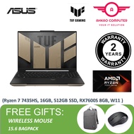 Asus TUF Gaming A16 FA617N-SRN3020W 16"WUXGA 165Hz Gaming Laptop ( Ryzen 7 7435HS, 16GB, 512GB SSD, 