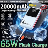 (3C Certified) WP 3C Powerbank 20000mah Fast Charging PN-891PD 45W Super Flash Charge Slim Portable 