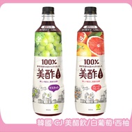 Korea CJ Vinegar Drink Red Pomegranate White Grapefruit Green Fruit 900ml