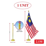 Flag Pole with Stand 2.1M (Royale Gold)