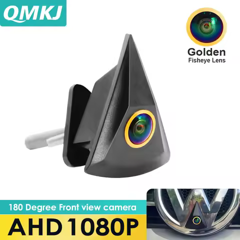 Golden AHD1080P Vehicle Logo Front View Cam For Volkswagen VW Golf 4 5 6 7 MK4 MK5 MK6 MK7 Passat B6