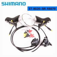 Shimano Ultegra R8020/R8025/R8070 + R8070 shifter Levers  R8070 Hydraulic Disc Brake Flat Mount Cali