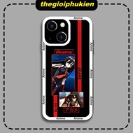 Akame anime square edge iphone case 6/6splus/7/7plus/8/8plus/x/xr/xs/11/12/13/14/15/16/pro/max/plus/