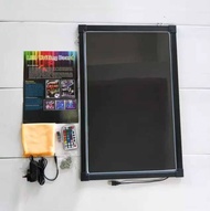 ป้ายกระดานไฟเขียนได้ LED Writing Board  แถมฟรี ปากกาเขียน LED Writing Board 8 แท่ง ติดผนัง ขนาด 40x6
