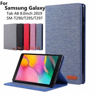 For Samsung Galaxy Tab A 8.0 inch Samsung Tab A 8.0 2019 8inch cover Case T290 T295 T297 Cowboy Flip Stand Tablet Cover cover case