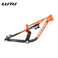 LUTU Mountain Bike Aluminum Alloy Softail Frame - 24-inch All-Terrain Suspension Off-Road Frame