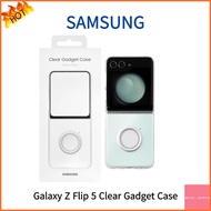 (Samsung) Galaxy Z Flip 5 Clear Gadget Case/Samsung Original Gadget Case Genuine