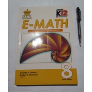 Mathematics book for Grade 8 * E - MATH 8: WORKTEXT in MATHEMATICS (Value Edition)