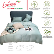 Bộ chăn ga gối lụa trơn 100%Tencel 80s chất liệu siêu mềm mát mịn Các tone màu mới nhất 2021